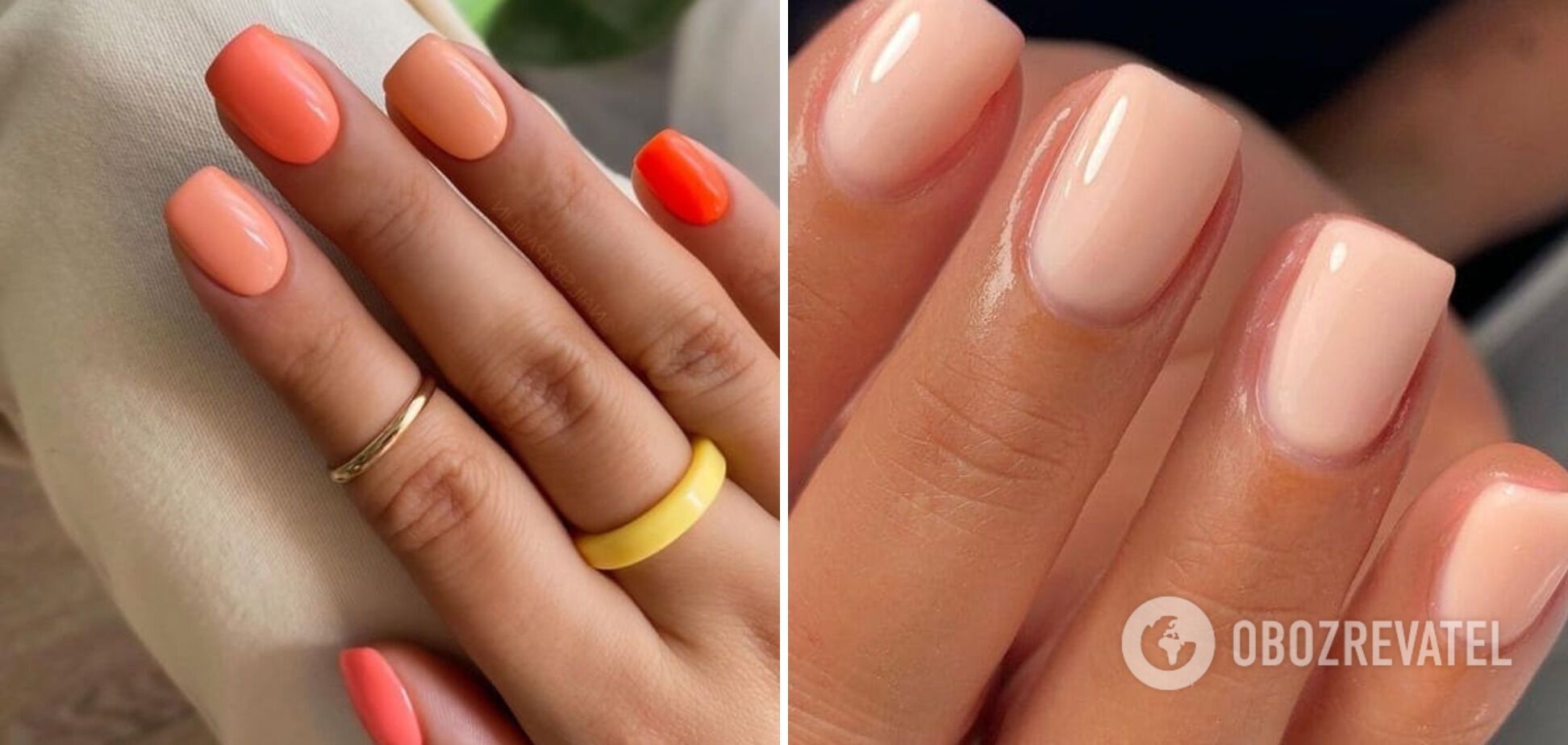 Peach manicure will become a trend in 2024: popular design ideas that will suit both teenagers and women 60+