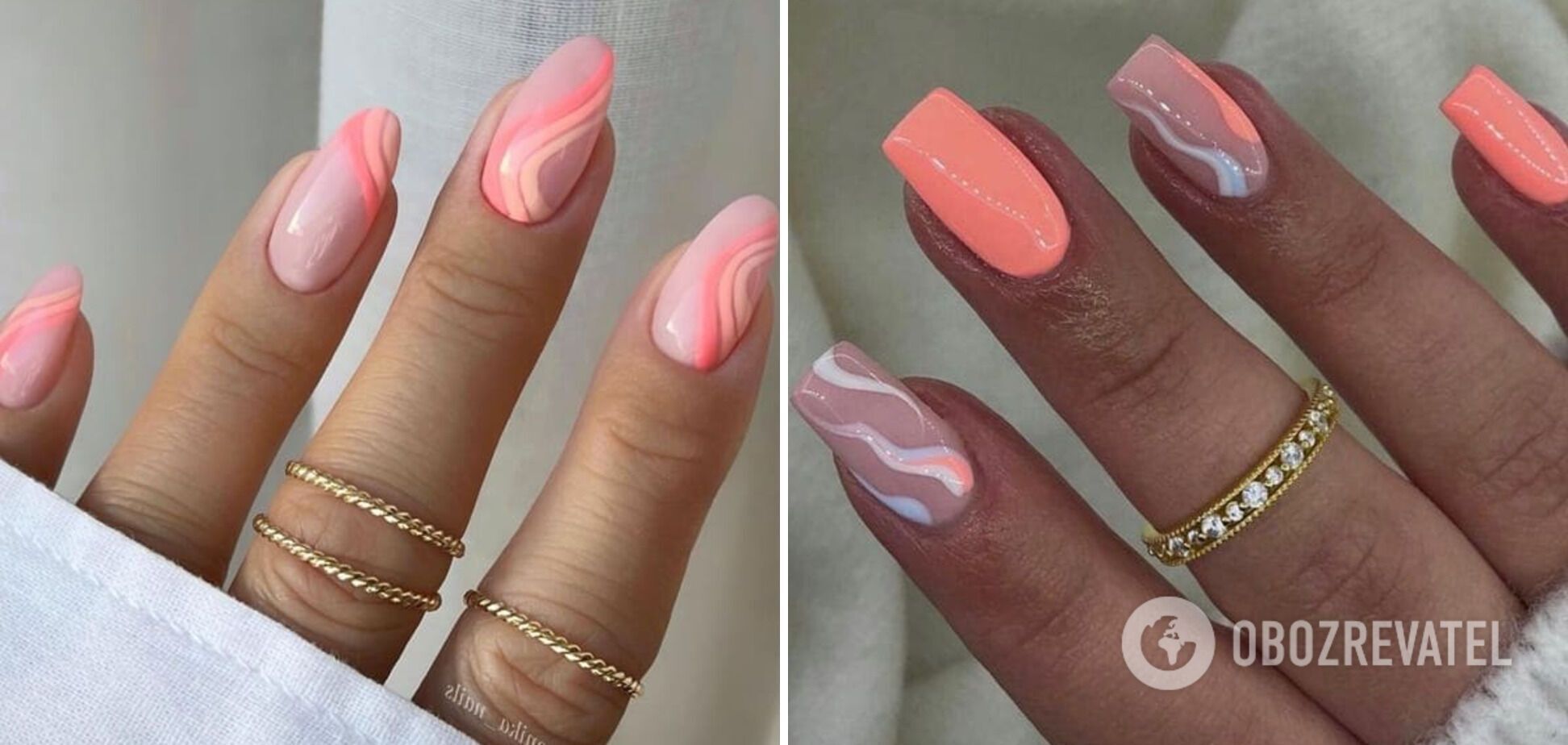 Peach manicure will become a trend in 2024: popular design ideas that will suit both teenagers and women 60+