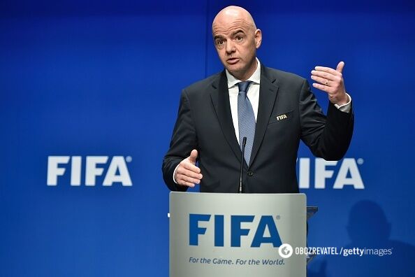 Prezydent FIFA Gianni Infantino