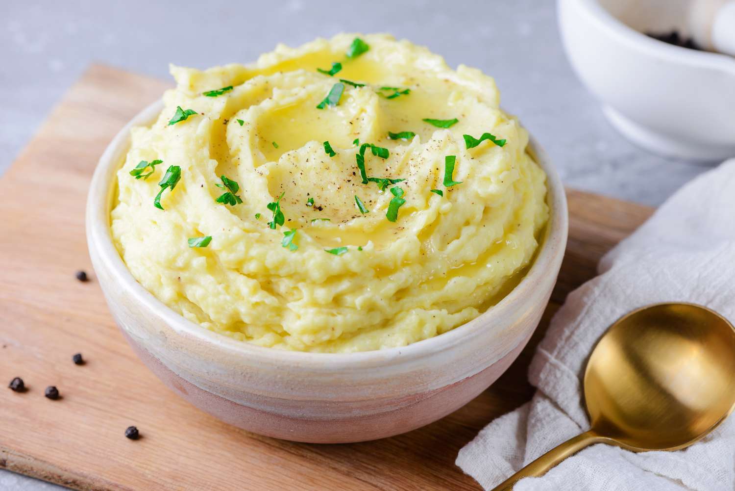 Mashed potatoes for the dish