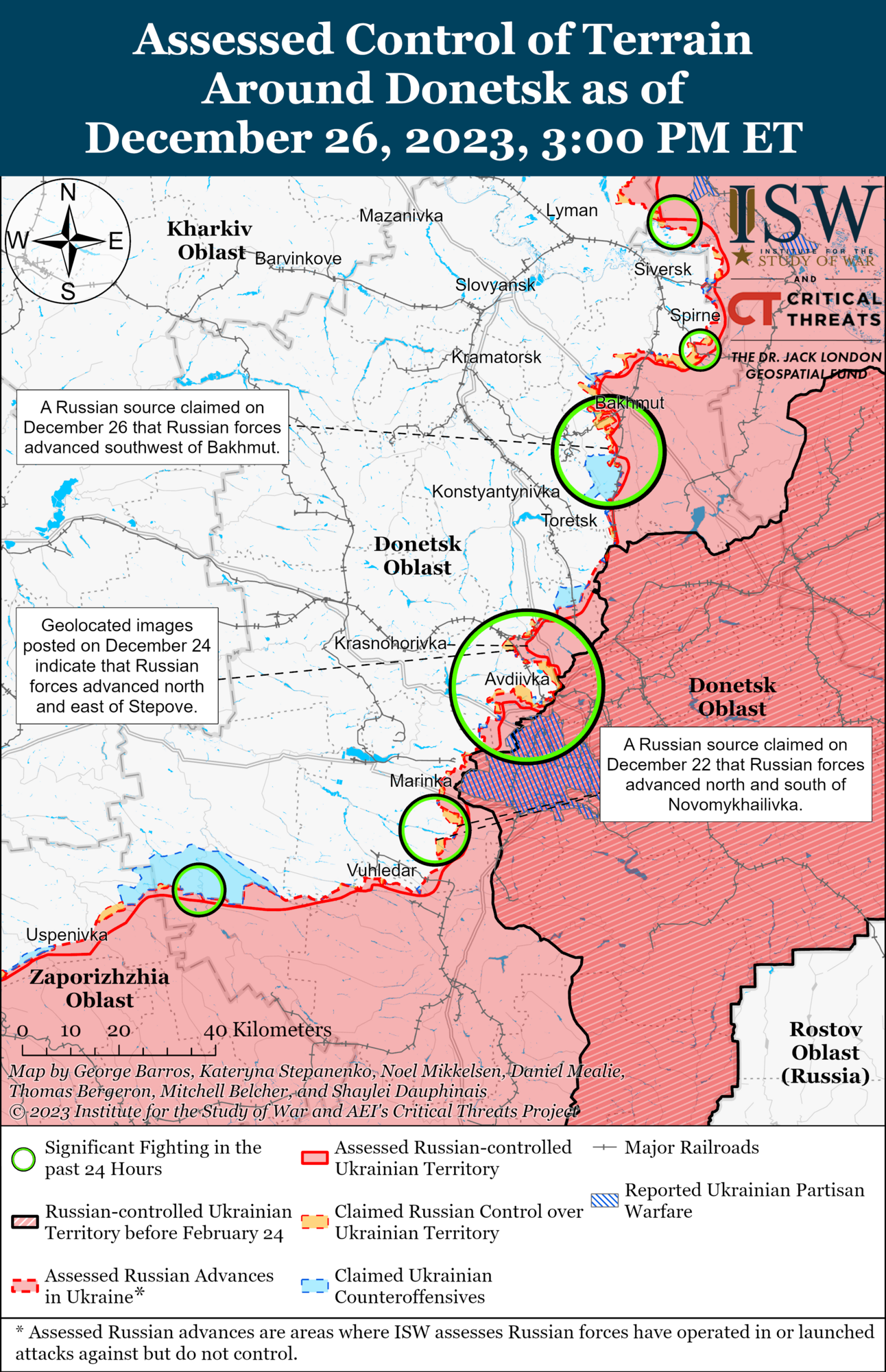 ''Marinka no longer exists'': ISW explained whether the situation in the city gives Russia a tactical advantage. Map