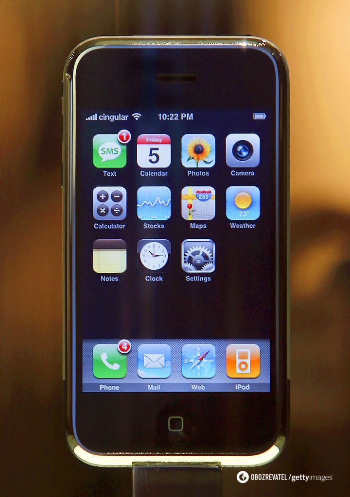 The first iPhone was created in 2007