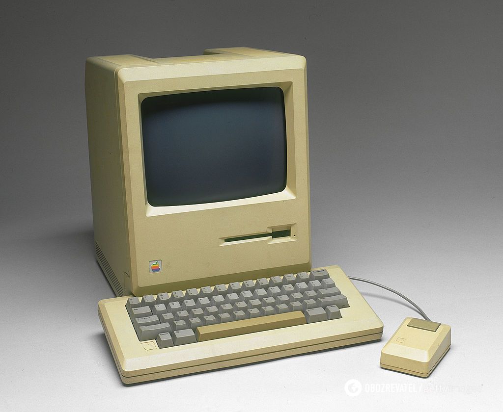 Macintosh - a PC with a mouse, keyboard, and graphical interface