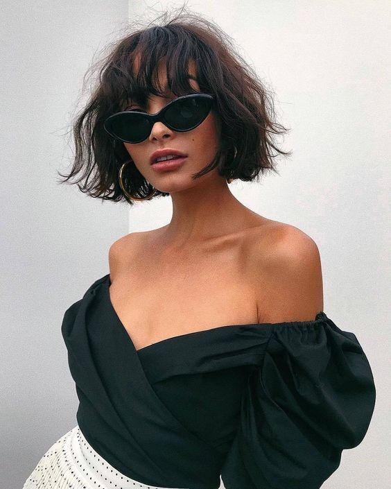 You can easily experiment with a mini bob haircut