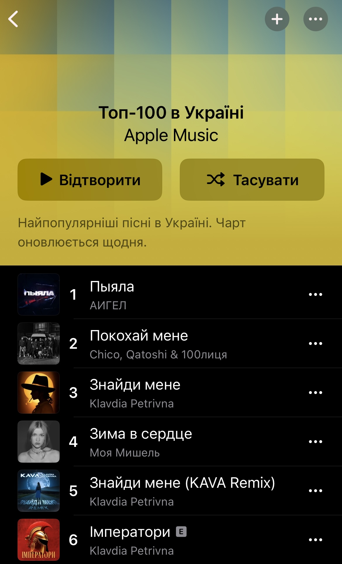 Have you forgotten about the war? The soundtrack to the Russian series ''The Word of the Boy'' topped the top 100 of Ukraine on Apple Music