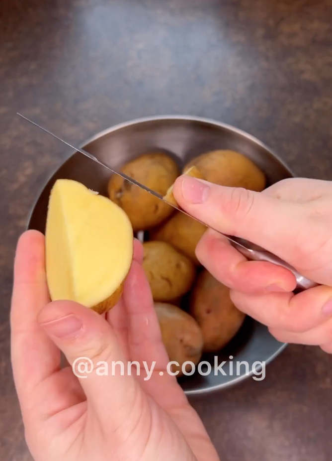 Potatoes for the dish