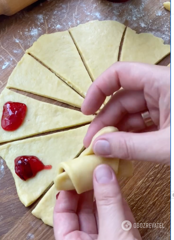 Bagels with jam