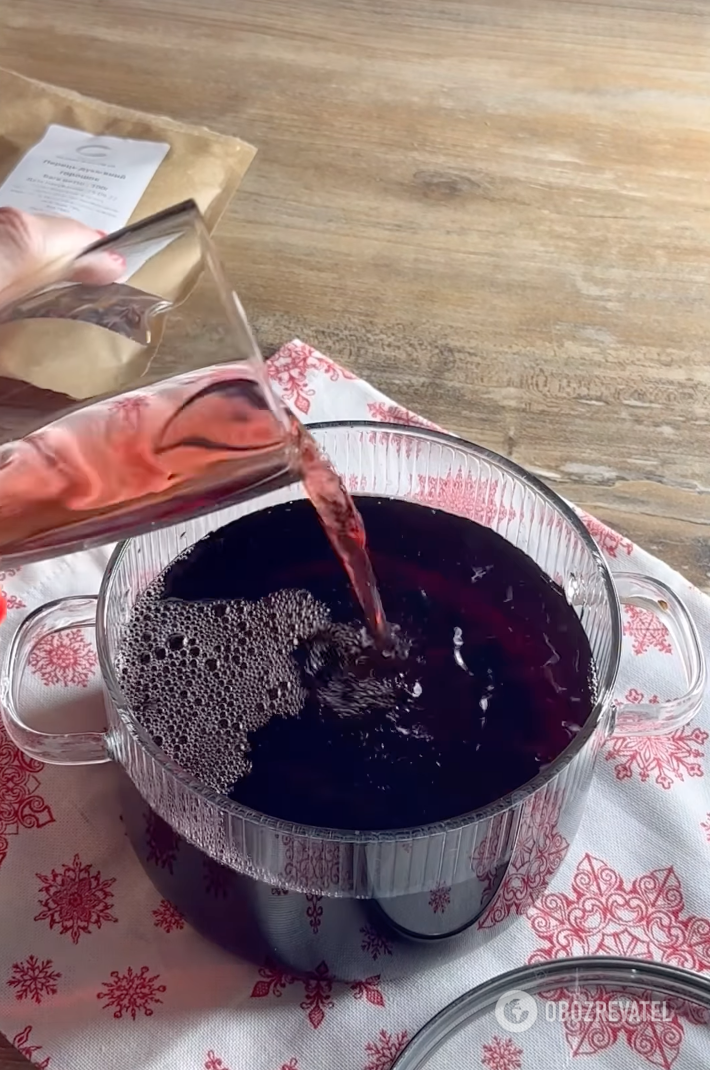 Delicious homemade mulled wine