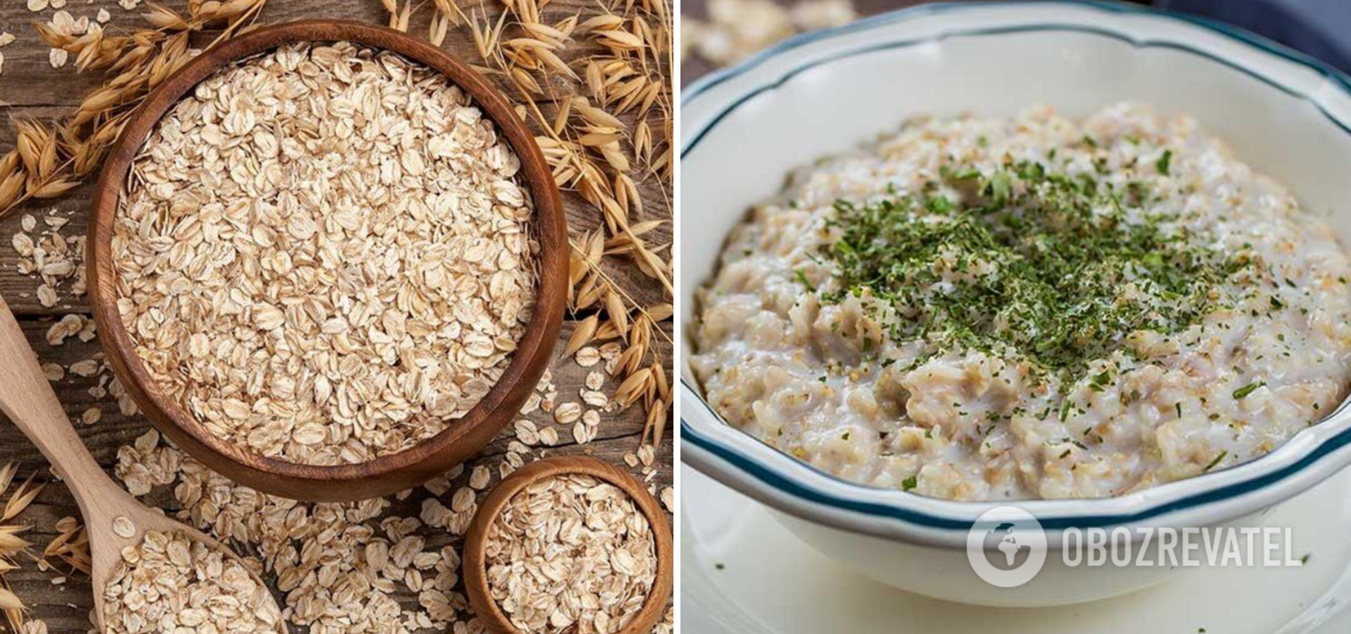 Oatmeal with cottage cheese for children