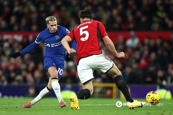 Mudryk missed two moments, and ''Chelsea'' lost to ''Manchester United'' in the English Premier League. Video