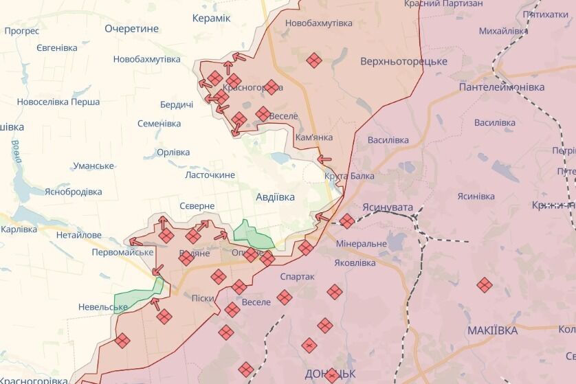 Ukraińskie Siły Zbrojne: wróg zgromadził ponad 40 000 żołnierzy w sektorze Awdijiwka