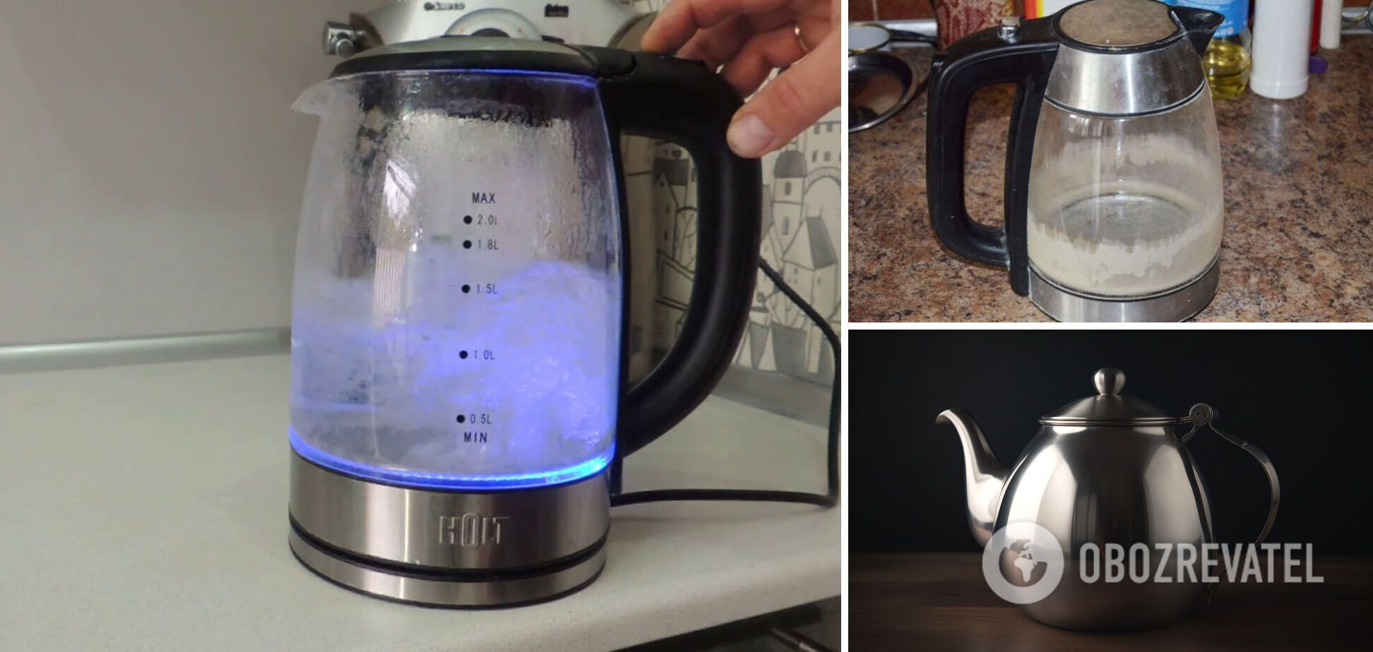 Unusual way to descale a kettle: no vinegar needed