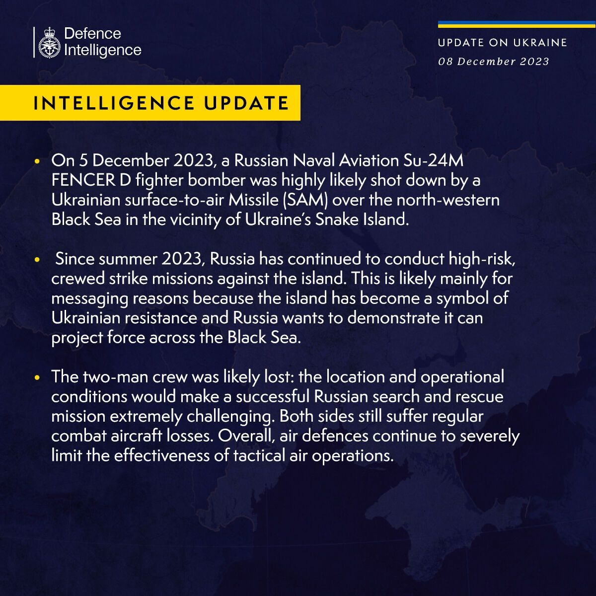 British intelligence tells why the occupiers are attacking Zmeinyi Island and points to the aggressor's losses