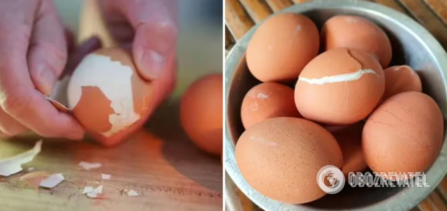 Why eggs peel badly and become rubbery: the most common mistakes 