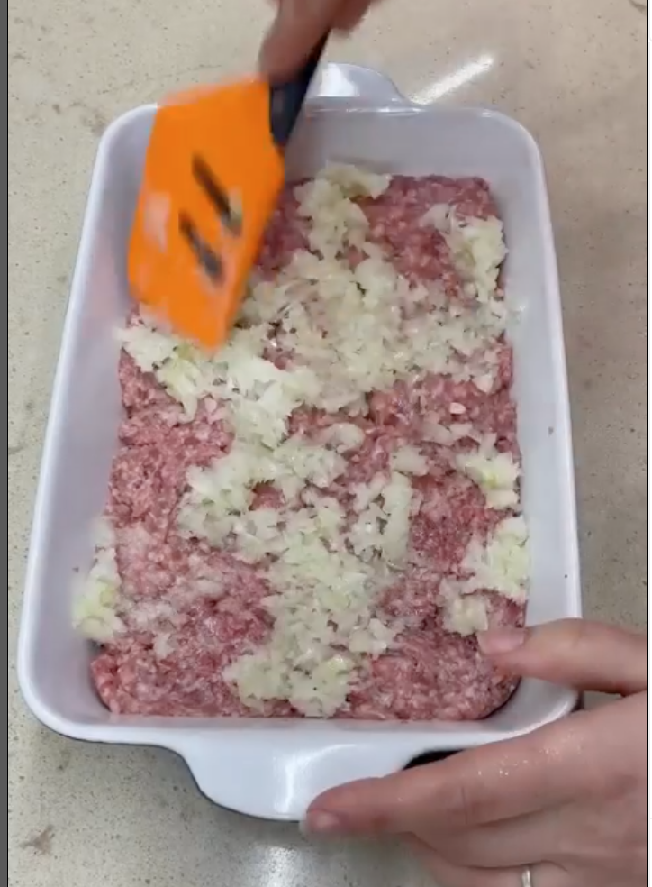 Minced meat for the dish