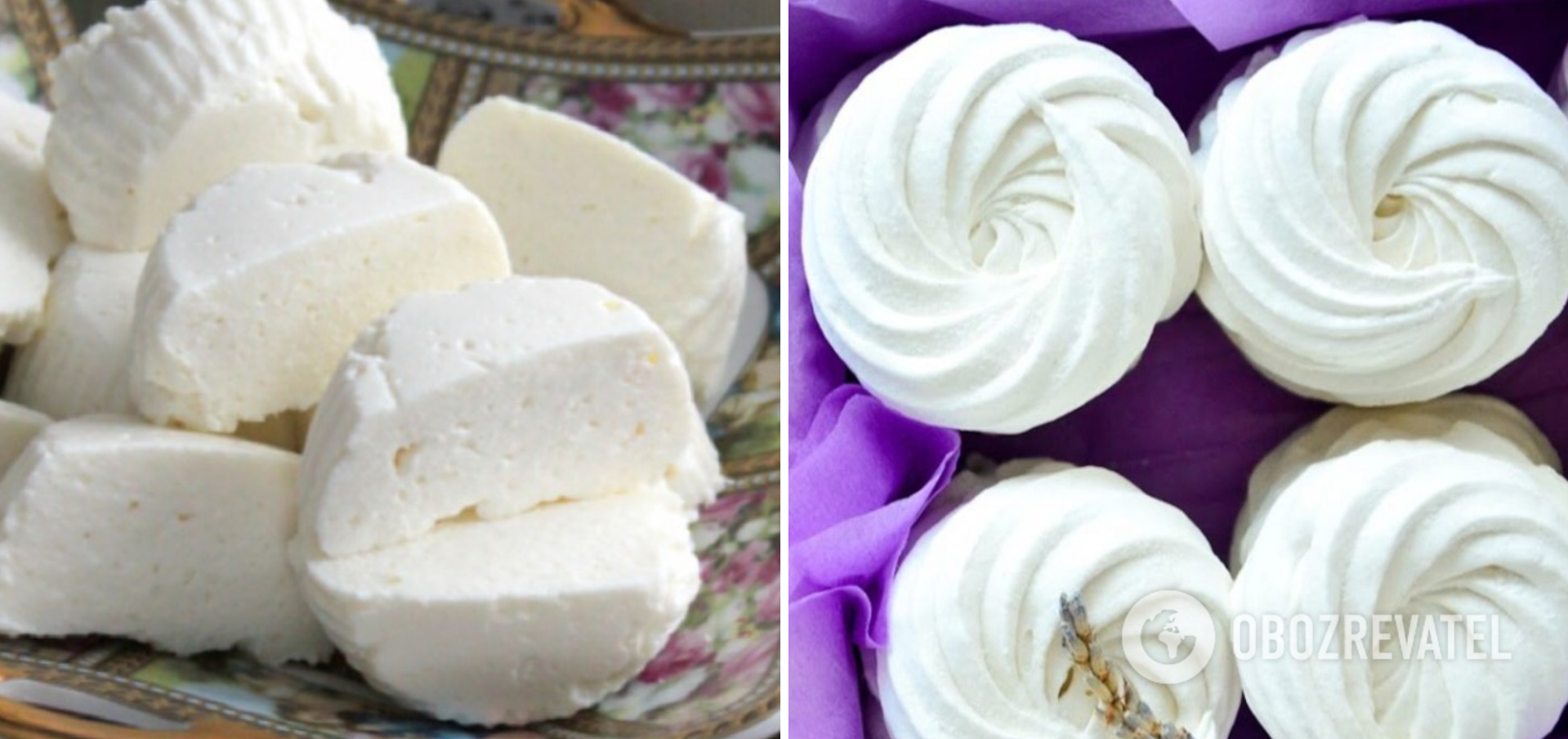 Sugar-free cottage cheese marshmallow with gelatin