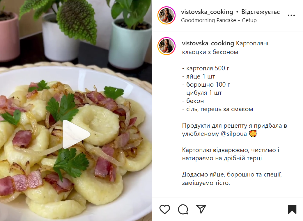 Potato kluski recipe