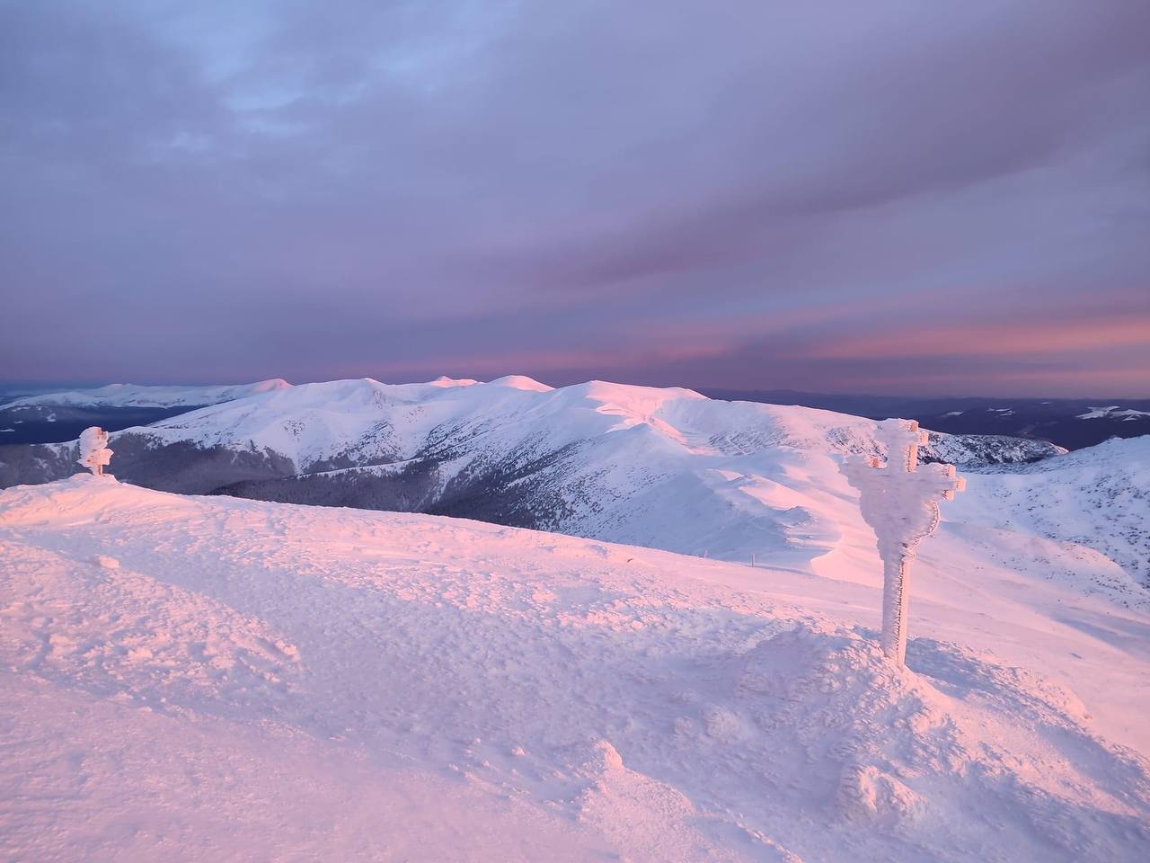 Snow-capped peaks