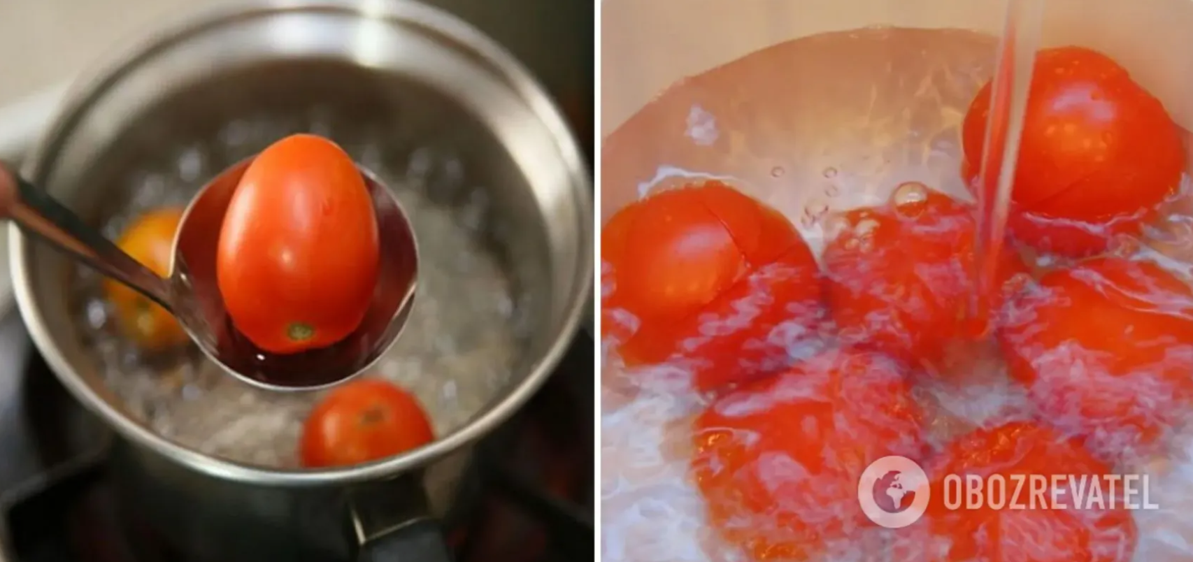 What to do with tomatoes before pickling