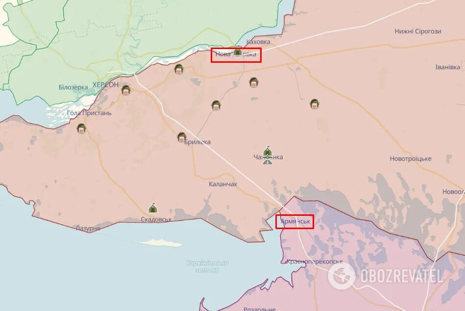 Occupiers manoeuvre in Kherson region, trying to mislead AFU, but run into problems - General Staff