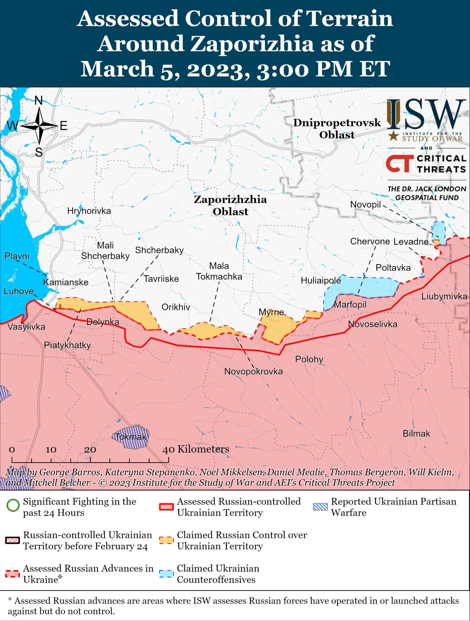 Occupiers try to create conditions for an offensive in Kherson and Zaporizhzhya: ISW's analysis of the fighting