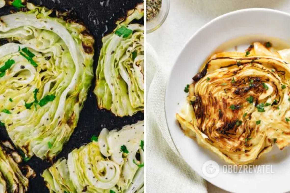 How to bake cabbage deliciously in the oven