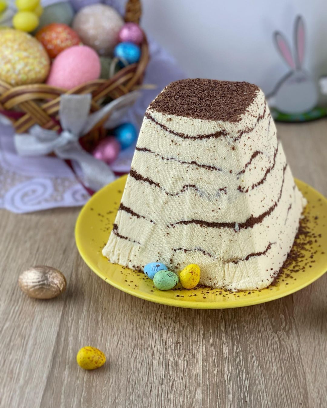 Cottage Cheese Easter cake