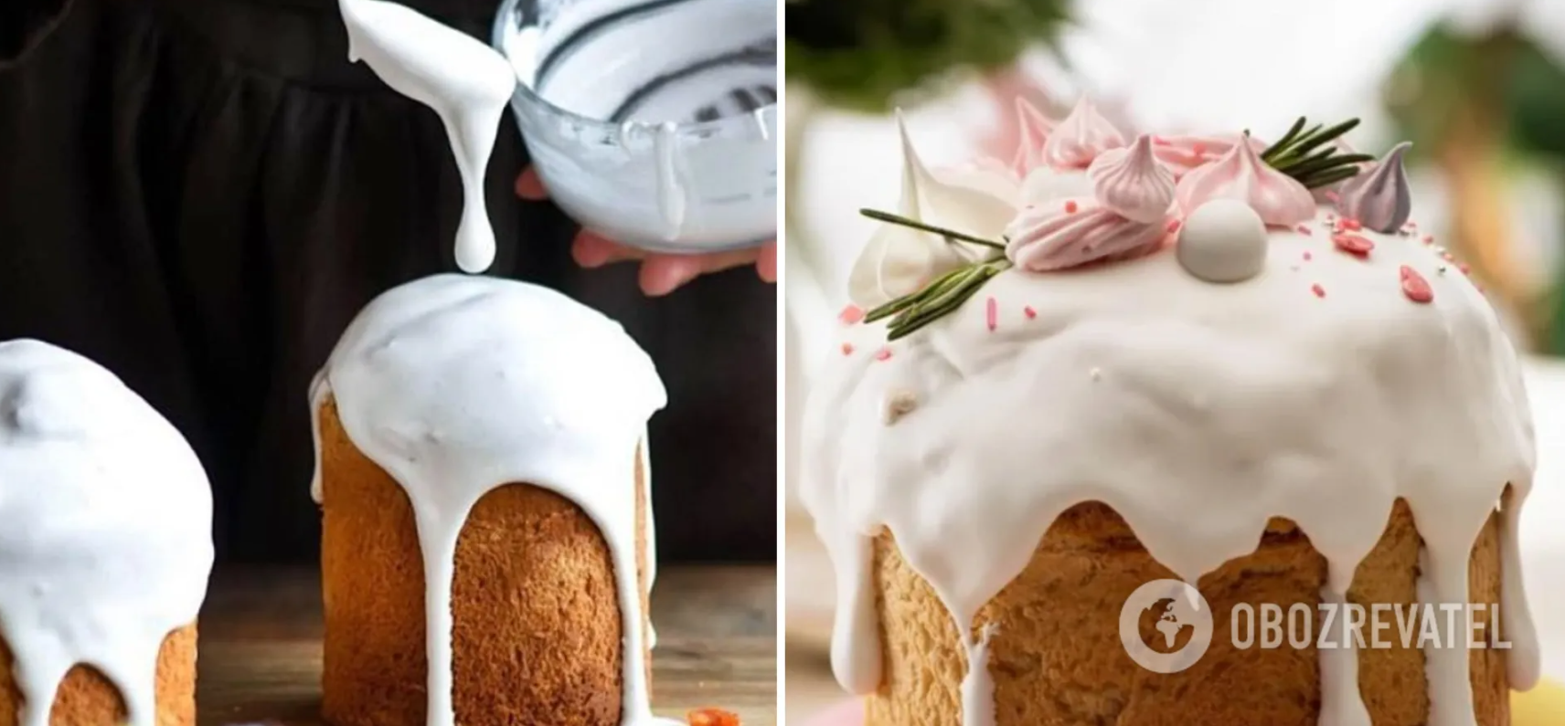 Successful frosting for the cake