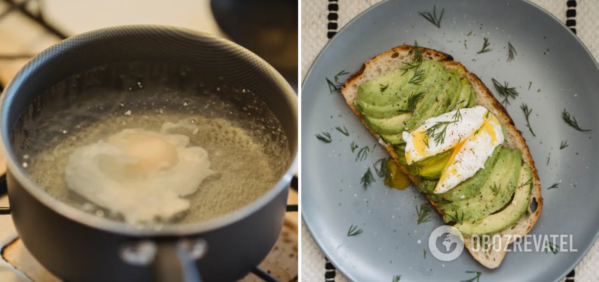 How to boil a poached egg in 2 minutes