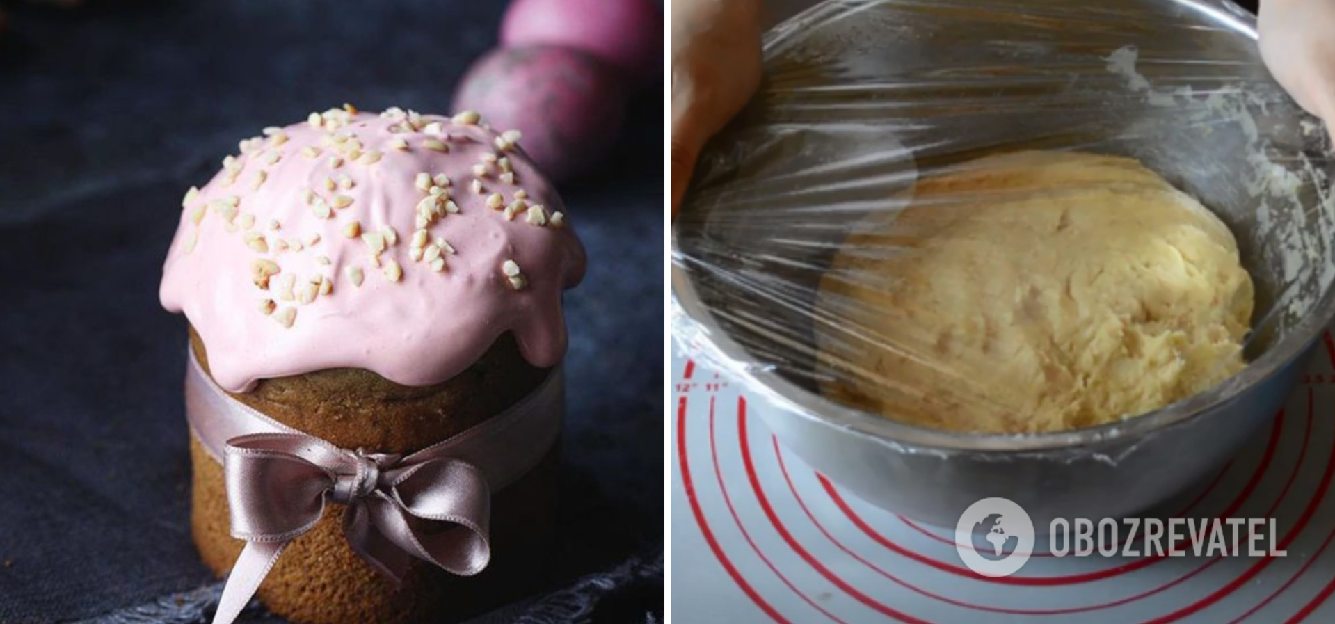 Choux dough for Easter cake