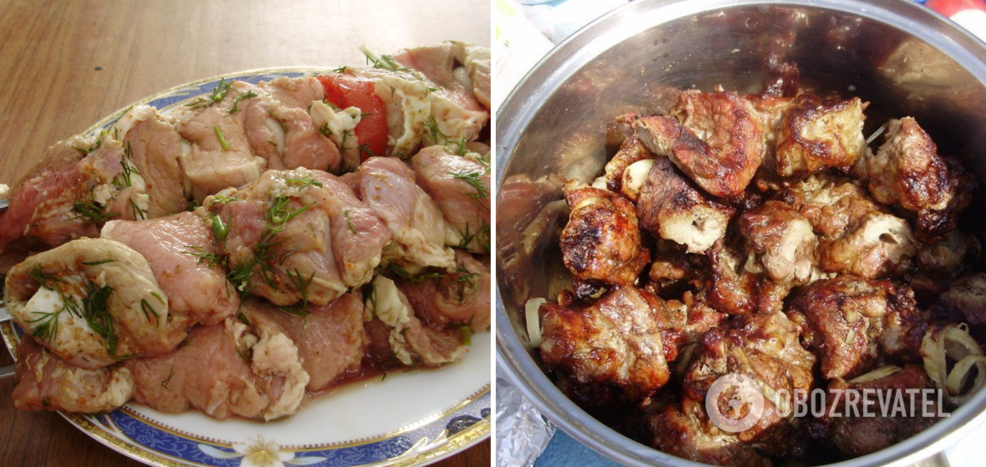 How to make a soft and juicy pork shashlik