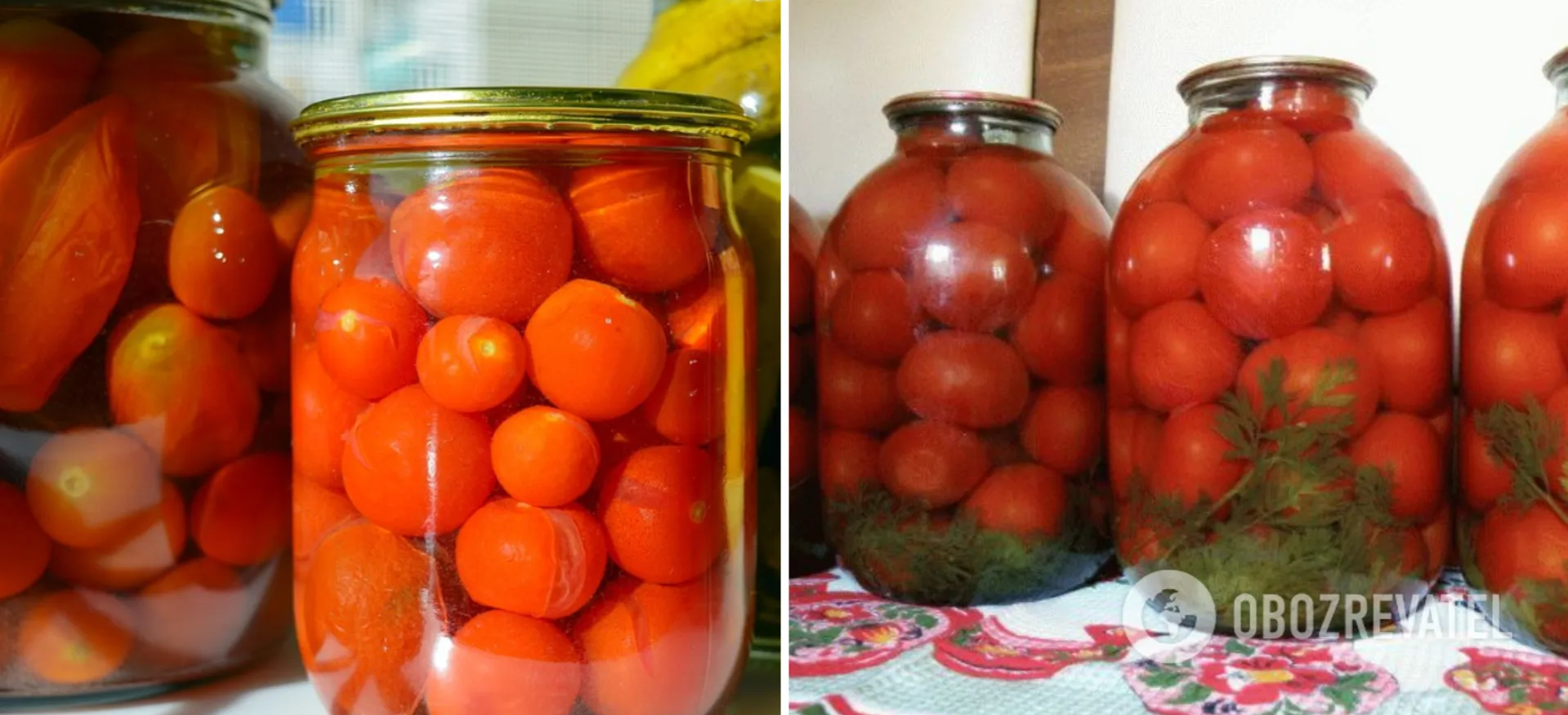Homemade Sour Tomatoes.