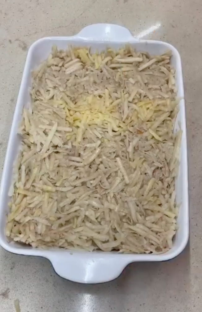 Casserole with potatoes