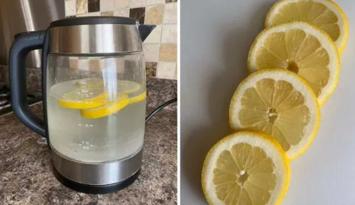 How to clean a kettle with lemon
