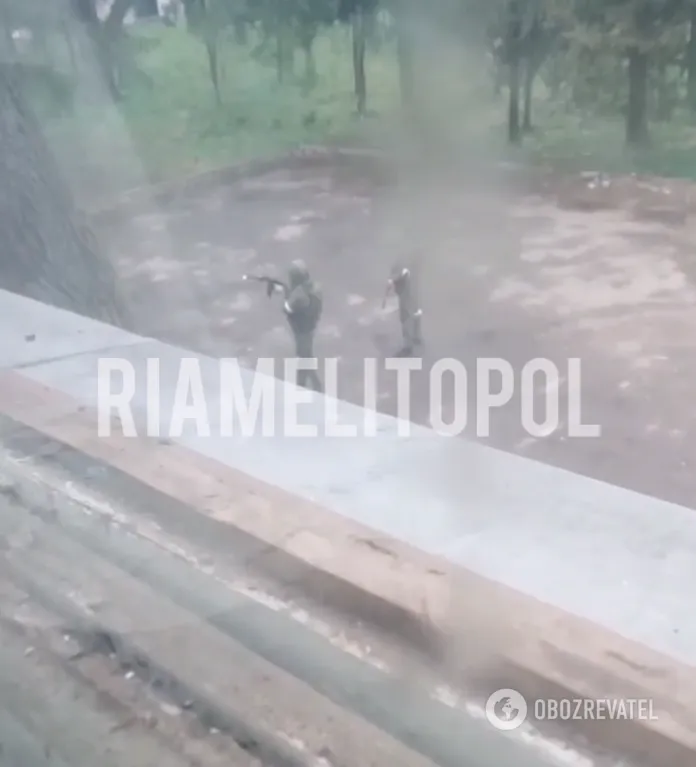 Russian military personnel.