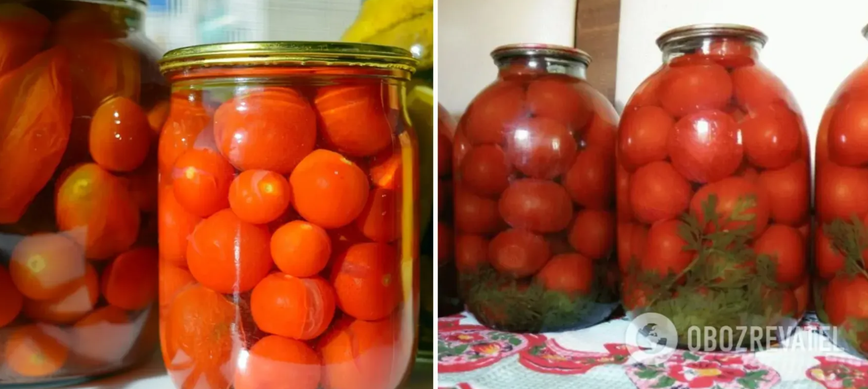 Quick quenched tomatoes