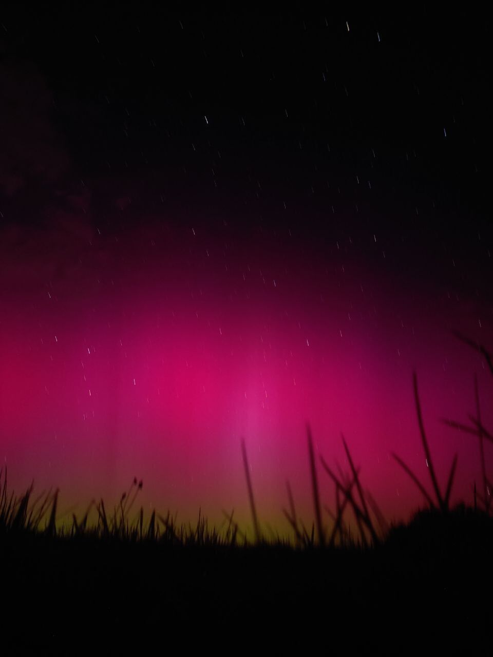 The Northern Lights in the sky over Ukraine.