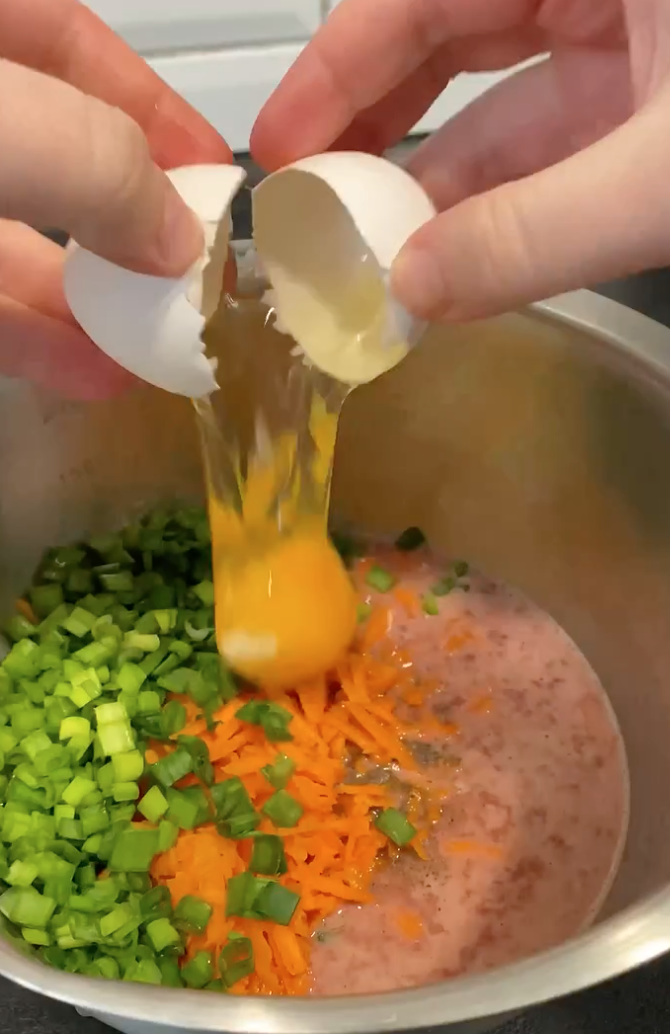 Cooking dough for liver cutlets