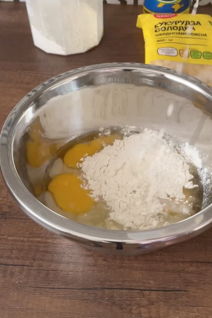 Eggs, flour and water