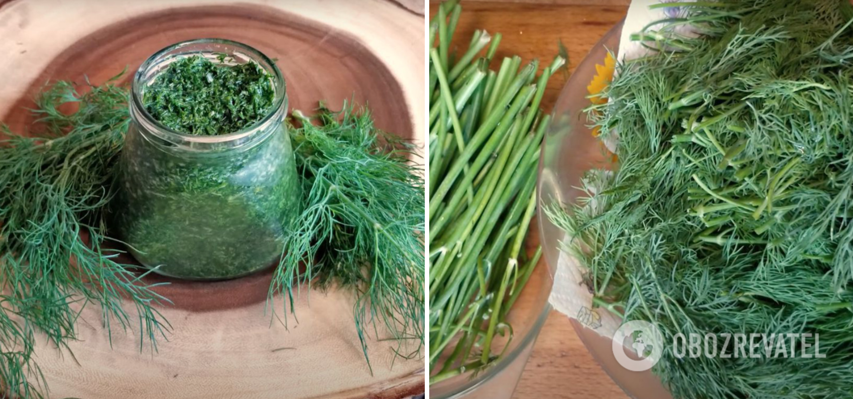 How to salt herbs for the winter