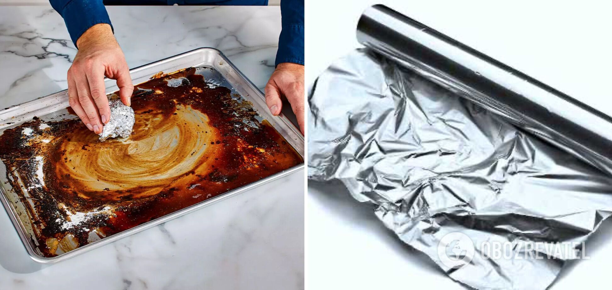 How to clean a baking tray