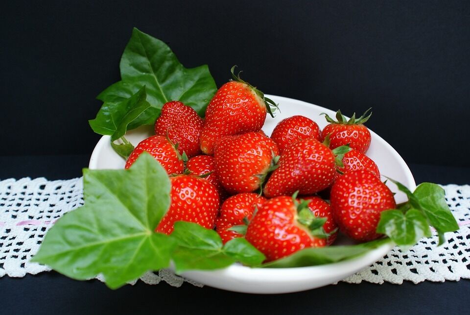 Homemade strawberries