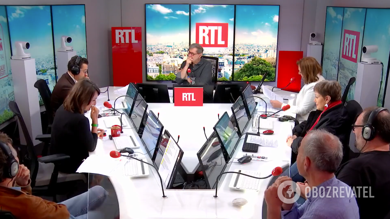 RTL Radio France program participants laughed out of a cynical joke