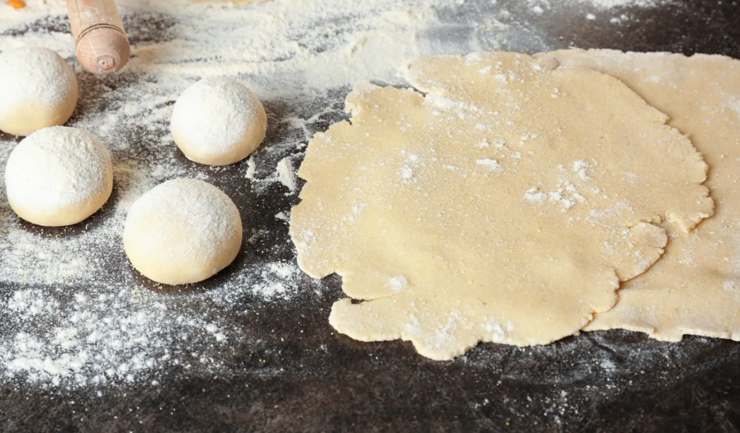 Pita dough without yeast and eggs