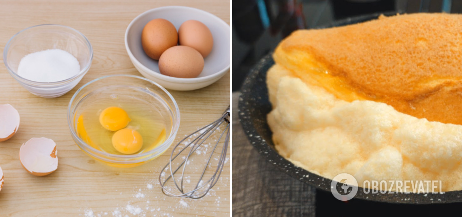 An omelet is like a soufflé