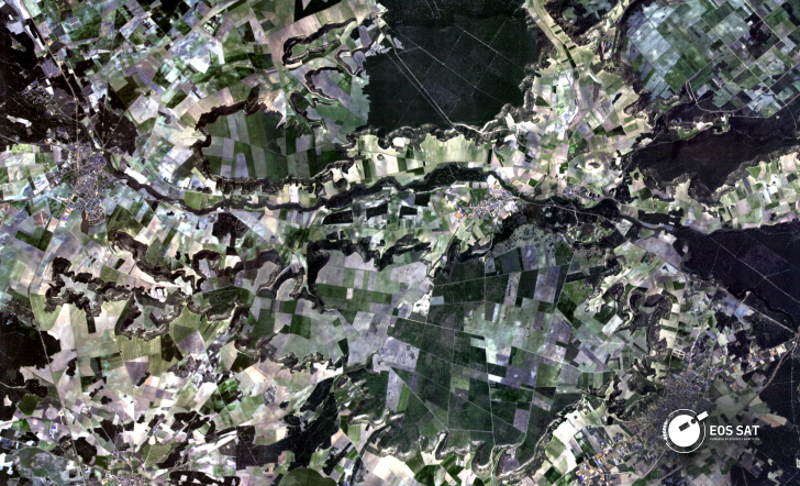 Firma EOS Data Analytics Polakowa otrzymała pierwsze zdjęcia z satelity EOS SAT-1 o przeznaczeniu rolniczym