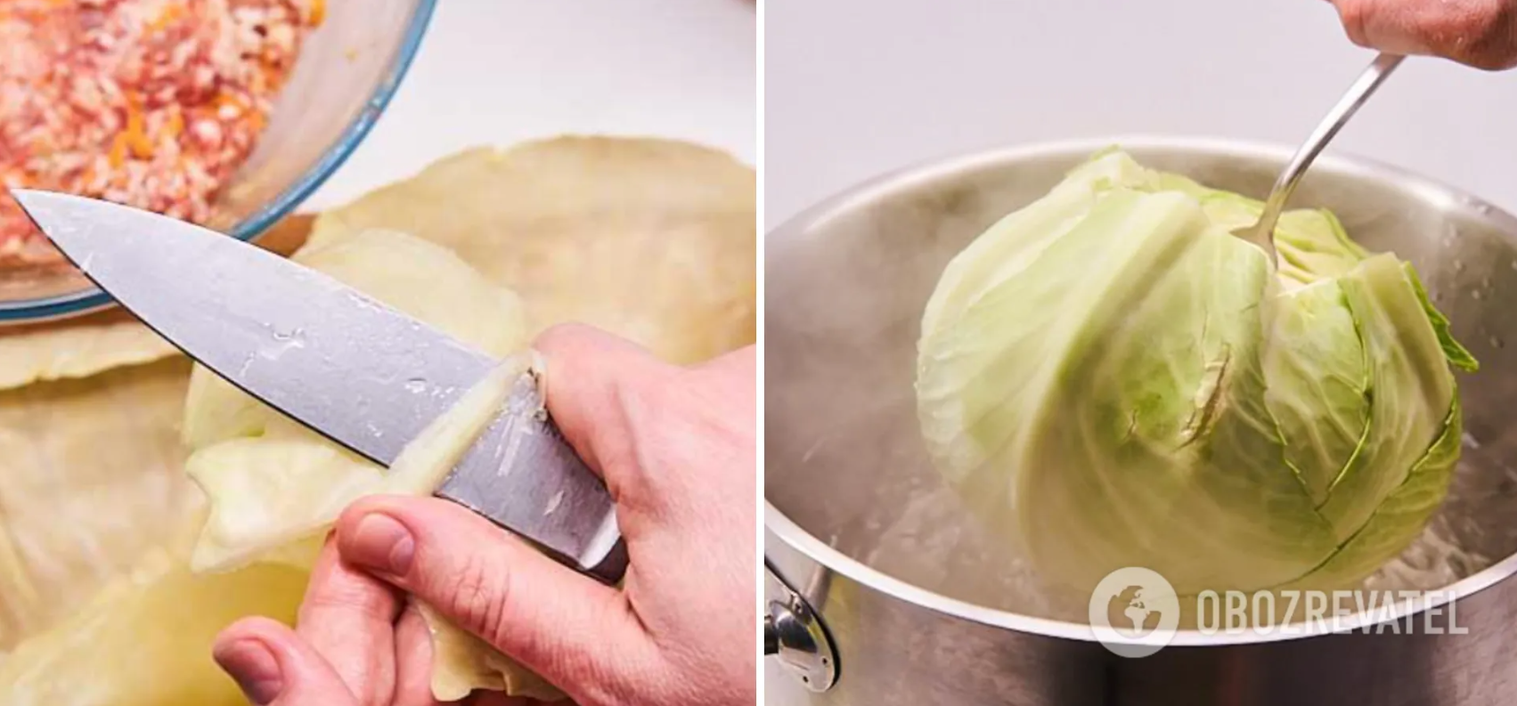 How to prepare cabbage for stuffed cabbage