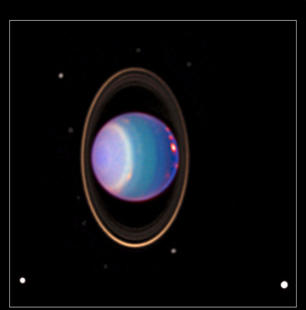 Uranus and its moons