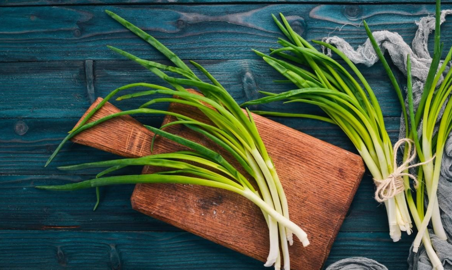 How to salt green onions in jars