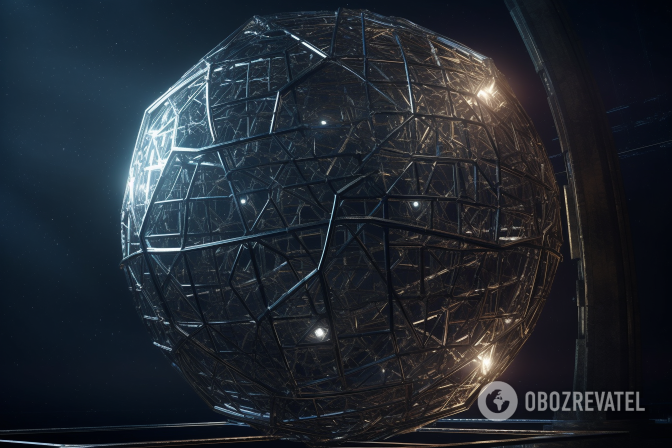 The Artistic Concept of Dyson's Sphere